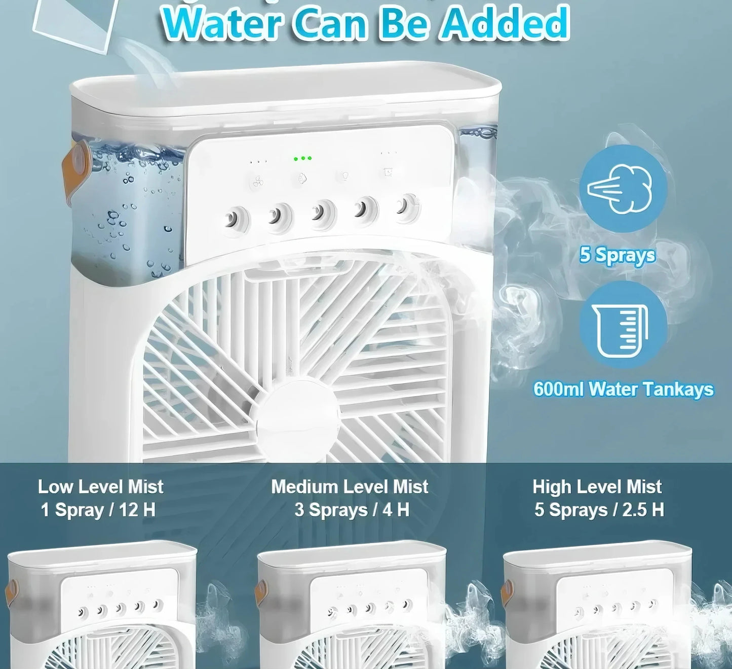 3In1 Fan AIr Conditioner Household
